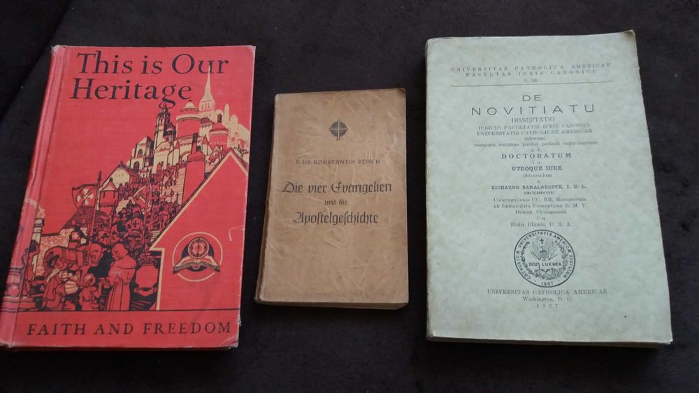 K1, starocie antyk używane książki Heritaige, De Novitiatu, Ewangelie