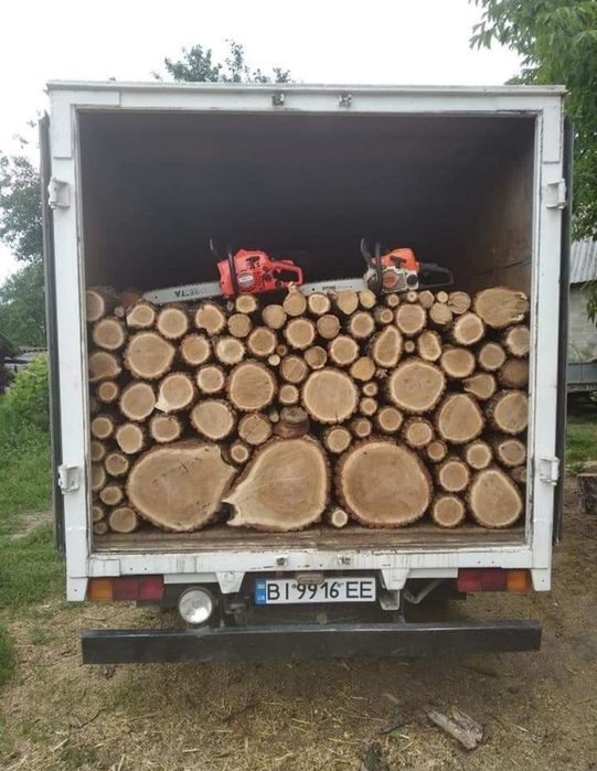 Машина дров Рубані дрова С доставкою Разні породи. 8/10/12/24 ск/м