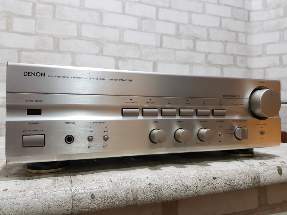 ТОР! Стерео підсилювач DENON PMA-715R, *2х100 Вт, б/у *MOS-FET транз.*
