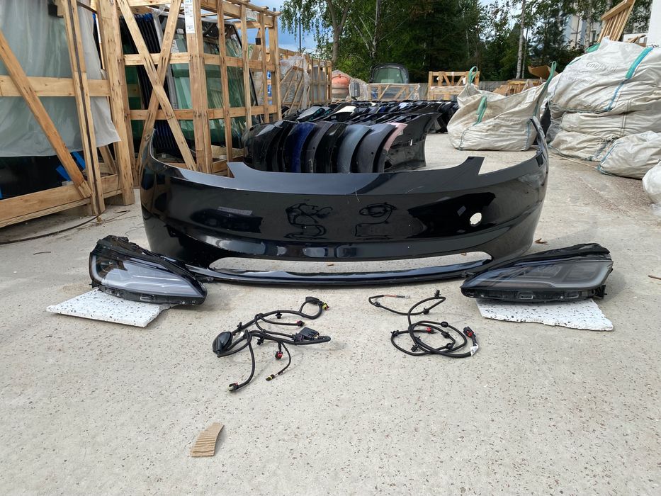 Фара лінзована матрична нова highland Tesla model 3 2023 2024