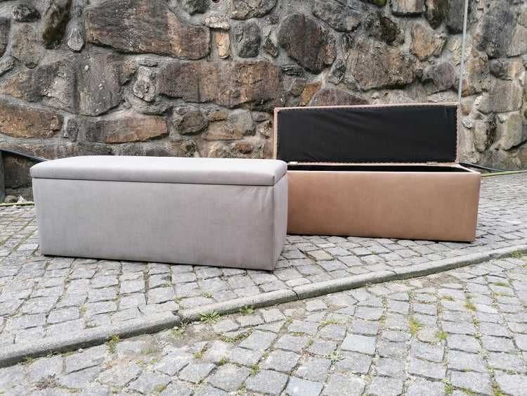 Bau de arrumação estofado