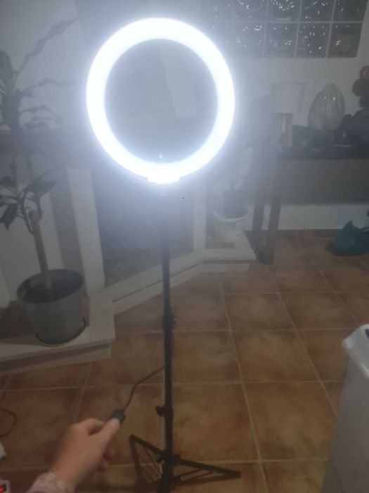 Ring light com tripé novo