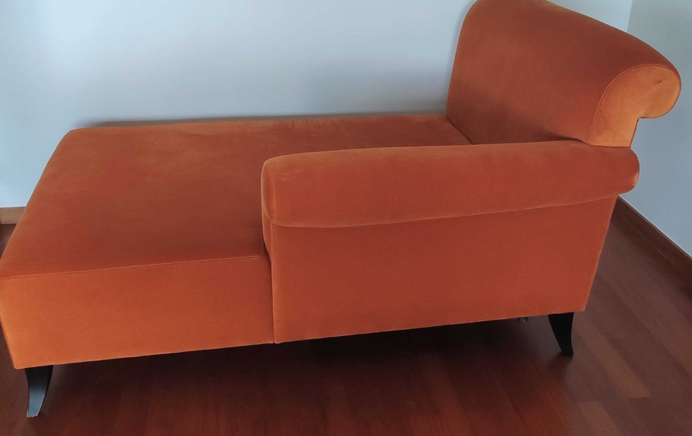 Chaise Longue em veludo