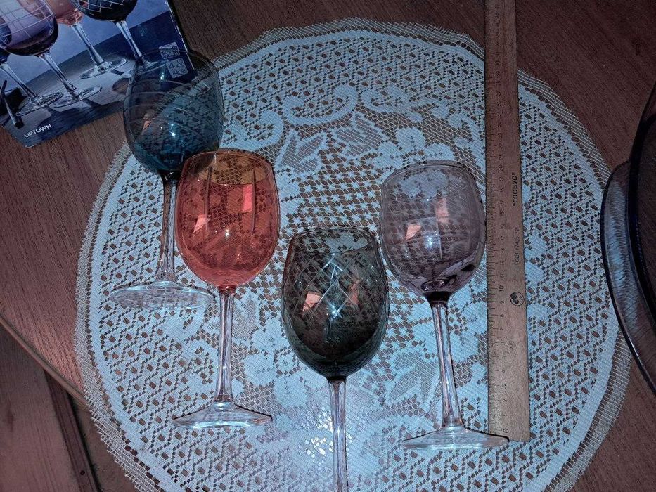 Четыре бокала, стекло,Франция