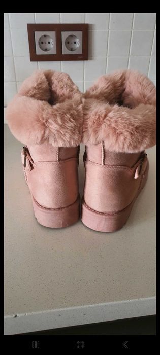 Botas Pelinho Rosas