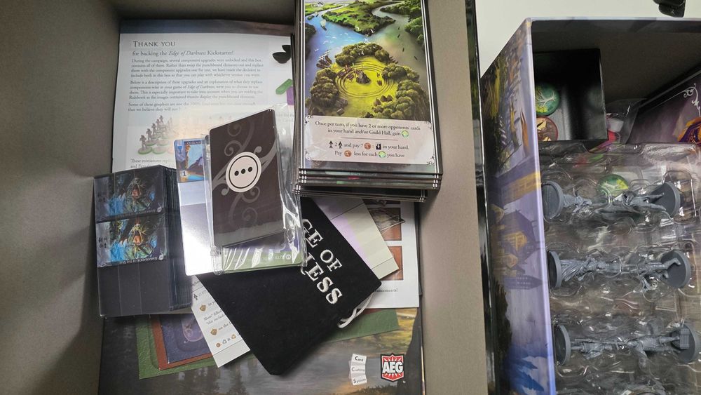 Edge of darkness collectors board game Guild Master edition