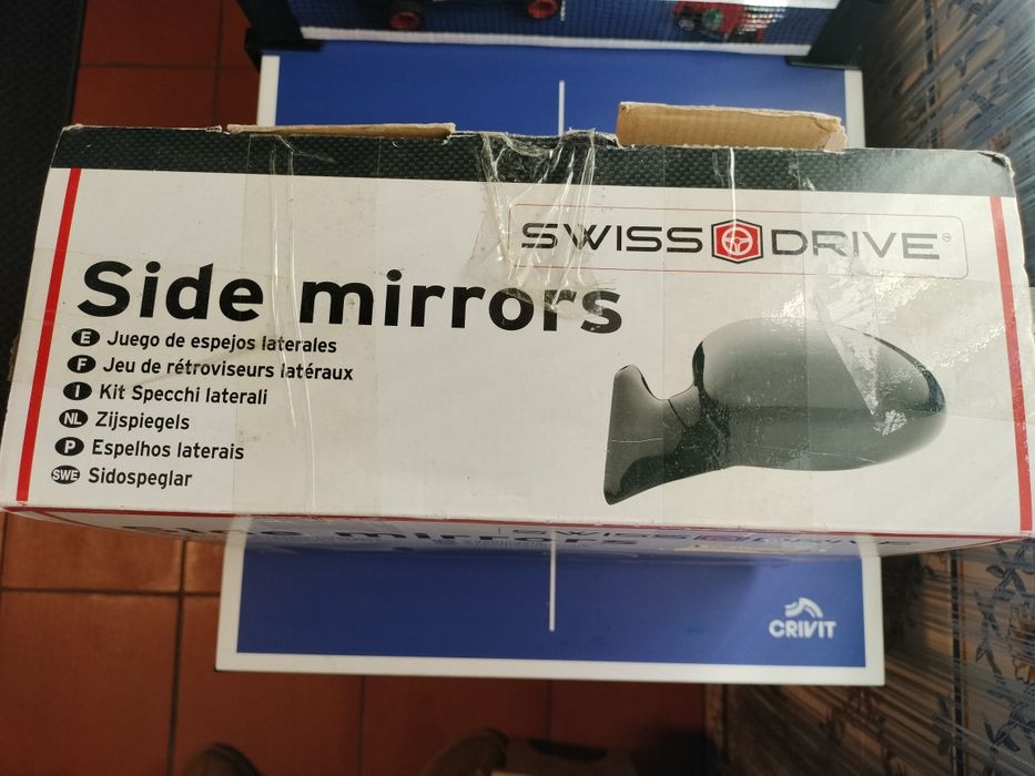 Espelhos Retrovisores Laterais Swiss Drive EVO3 (Novos)