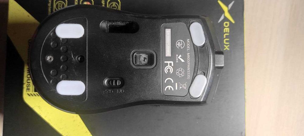 Миша ігрова Delux M800 (сенсор PAW3335)