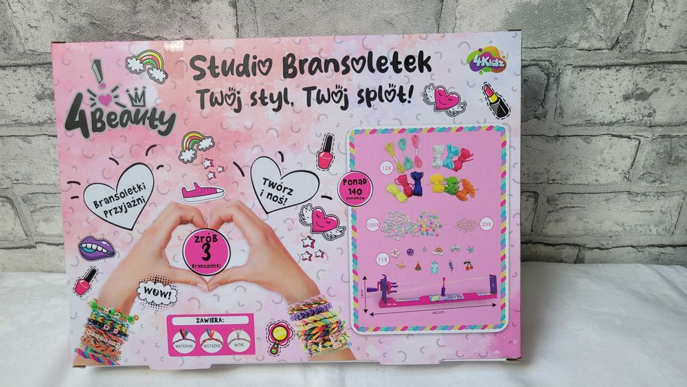 Kreatywny zestaw studio bransoletek 4beauty
