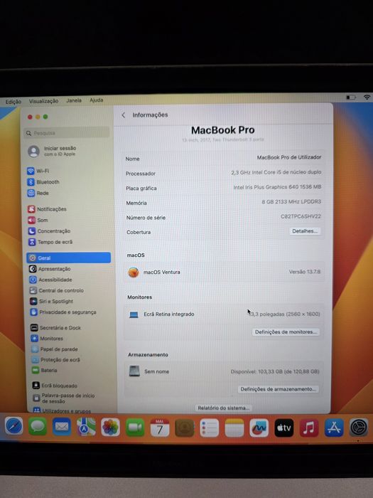 Macbook pro a1708 i5