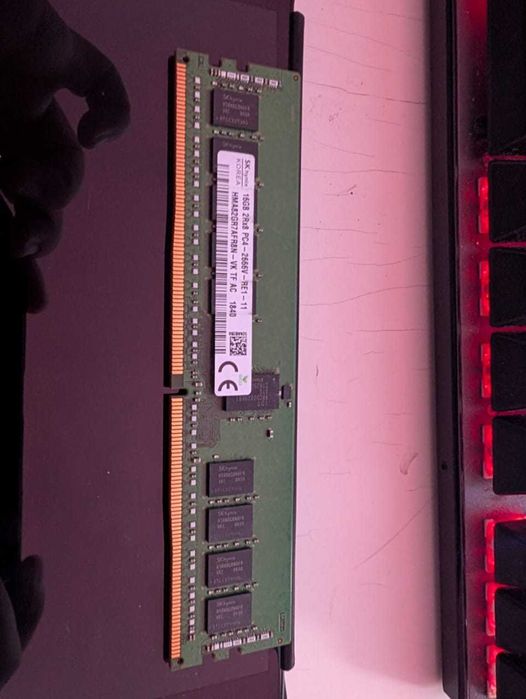 RAM Hynix 16GB 2Rx8 PC4-2666V-RE1-11 DDR4 HMA82GR7AFR8N-VK TF AC 1840