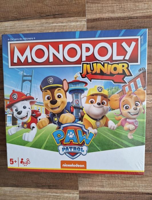 Gra planszowa Monopoly junior psi patrol