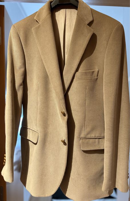Blazer Bombazina beje - novo