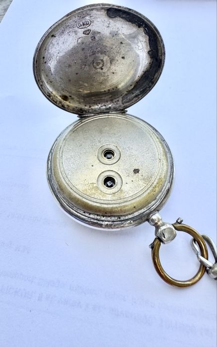 Продам карманные часы серебро