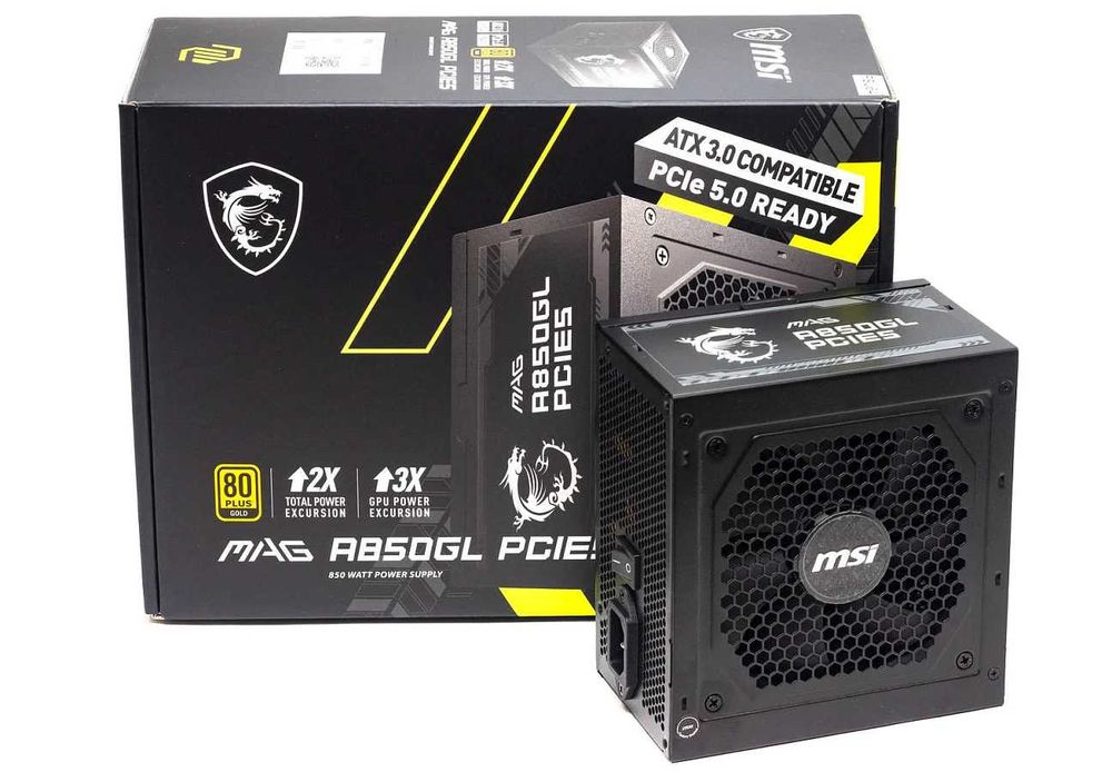 Блок питания Msi Mag A850GL PCIE5 80 gold+