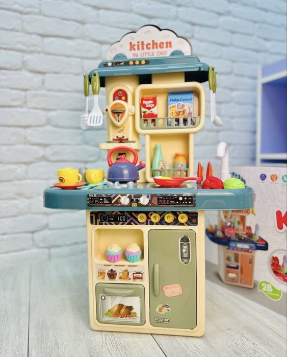 ‼️Розпродаж‼️ Дитяча кухня з водою і парою детская кухня с водой