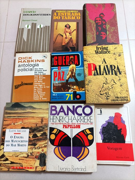 Livros antigos de consagrados autores Internacionais