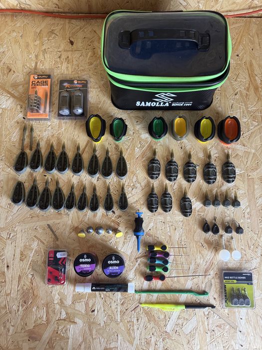 MEGA ZESTAW Method Feeder: Preston, Guru, Matrix, Osmo + EVA | Nowe / Stan BDB (Wartość 1000 zł!)