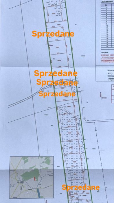 Dzialki  budowlane z  NOWYM PLANEM