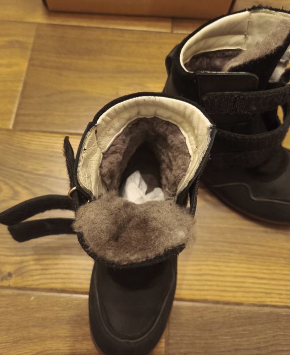 Зимові, шкіряні, ортопедичні чоботи Ortop, 30