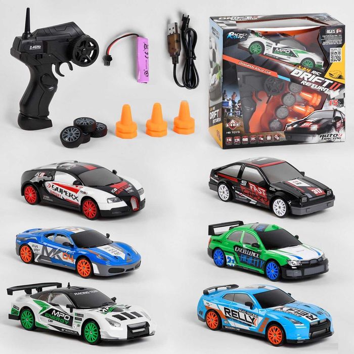 Дрифт машинка Toyota AE86 на радиоуправлении Черно-Красная