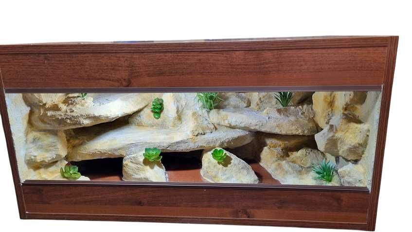 Terrarium  dla gekona  80x40x40  gotowe