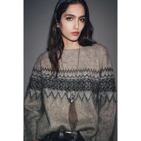 Светр жіночий теплий махровий оверсайз Zara L