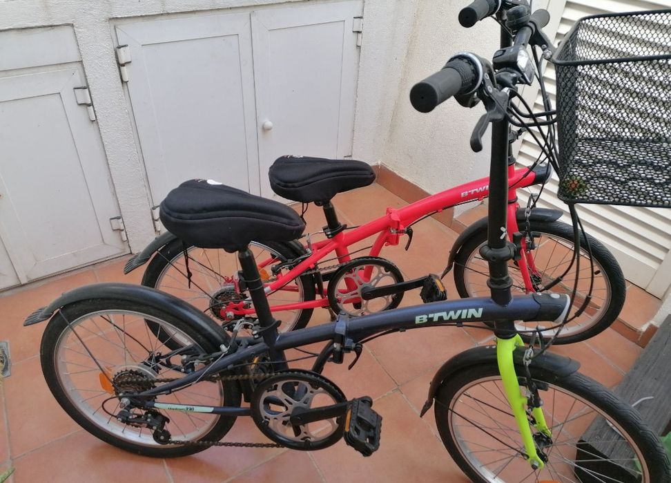 Bicicleta dobrável como nova