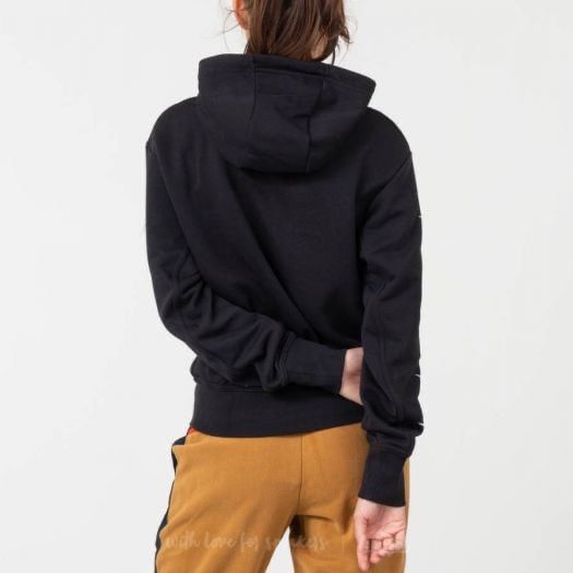 (S) Женское черное худи NIKE SPORTSWEAR SWOOSH HOODIE худі толстовка