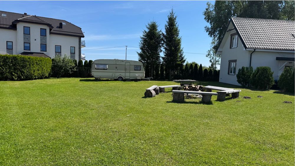 Miejsce postojowe dla camperów i przyczep kempingowych i namiotów - 2ha blisko natury
