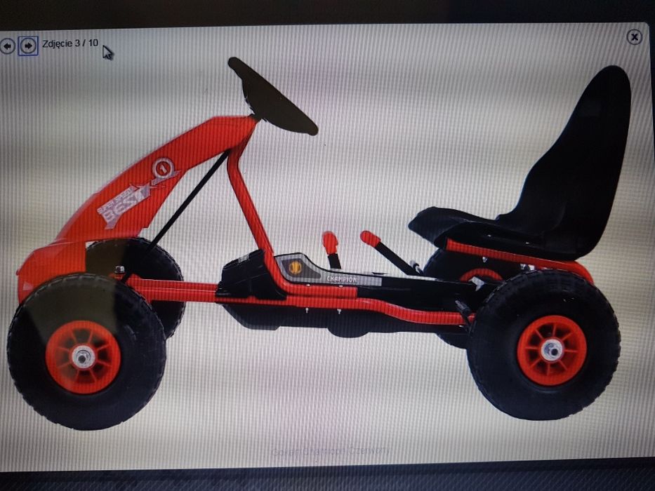 WyPrZeDaŻ  Nowy  GOKART , pompowane koła