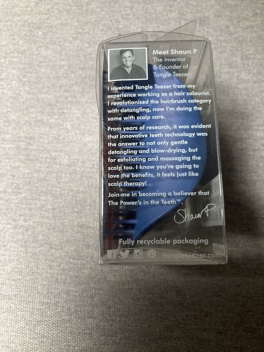Masażer do głowy szczotka tangle- teezer nowy