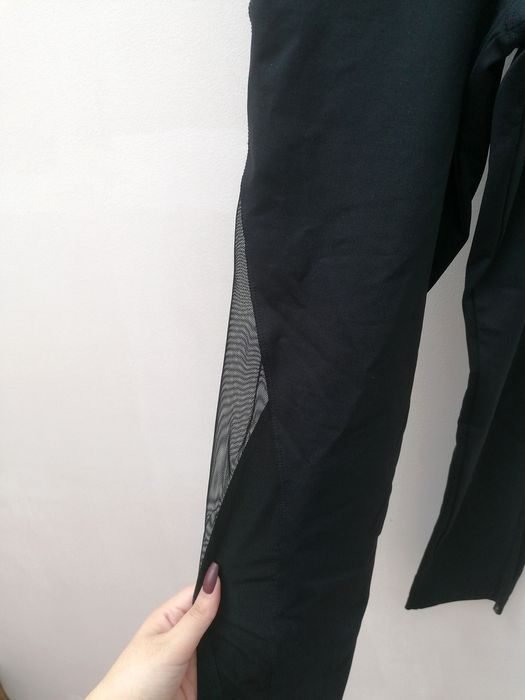 Leggings Pretas com Transparência