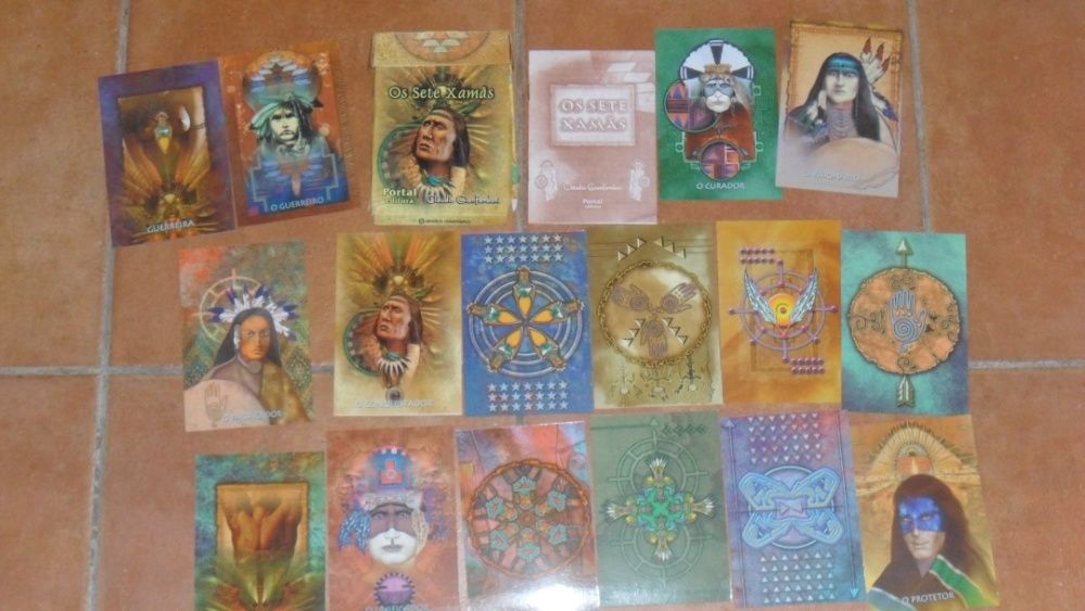 Cartas xamanicas de adivinhação.