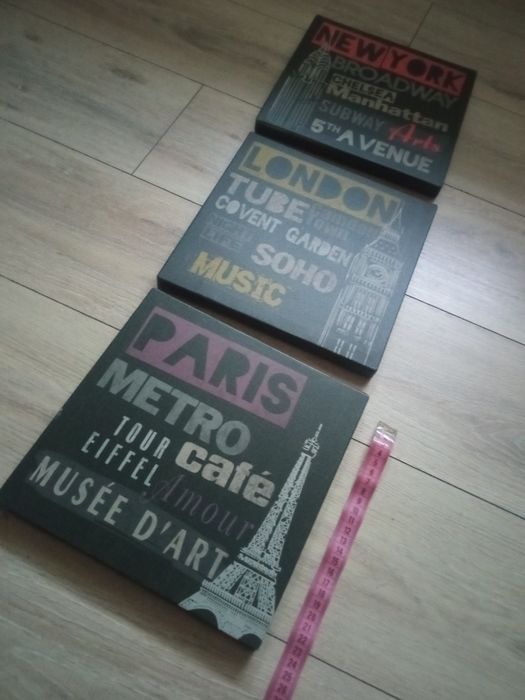 Komplet obrazków  3 sztuki