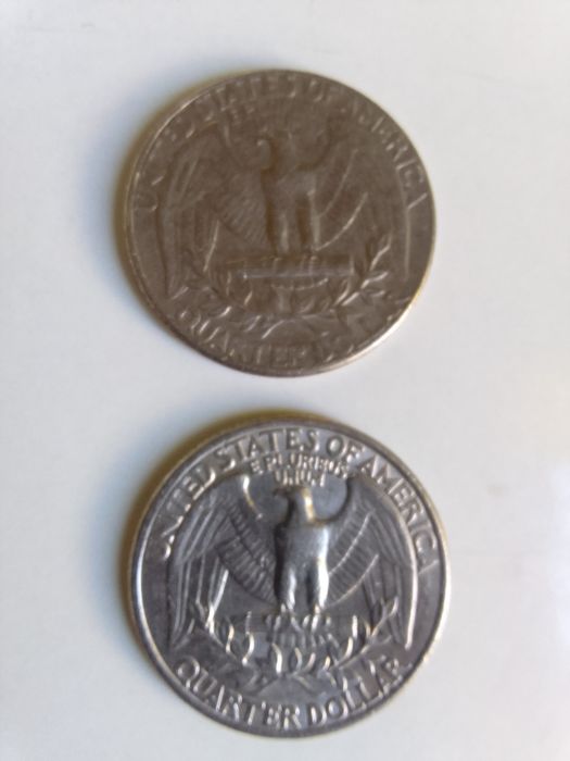 .4 moedas Quarter Dollar USA