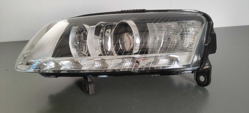 Lampa Przod Led Xenon Skrętny Audi A6 C6 4F Lift 08-11r Hella