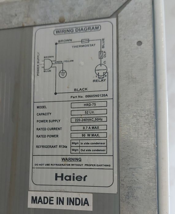 Мини холодильник Haier