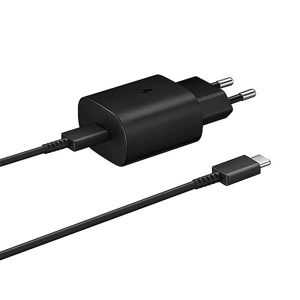 Ładowarka sieciowa Samsung 25W EP-TA800EBE USB-C z kablem Samsung EP-D