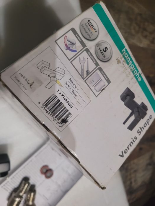 Hansgrohe Vernis Shape bateria prysznicowa czarny mat