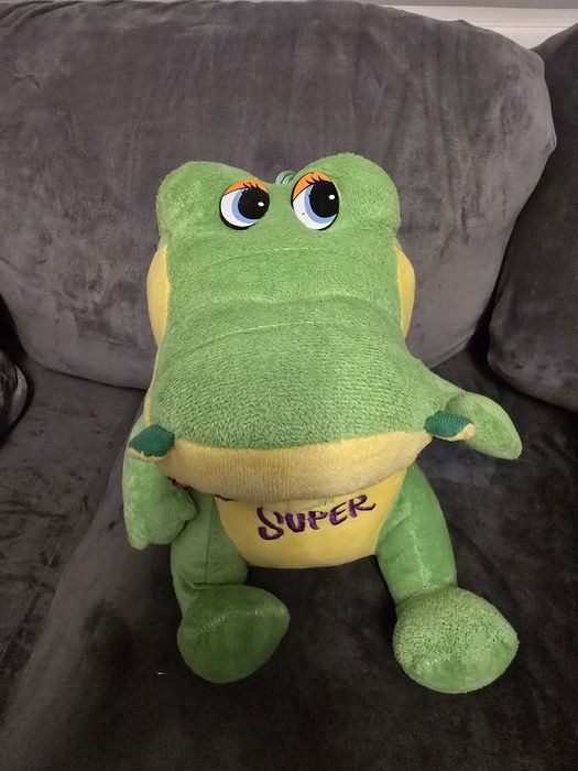 Krokodyl pluszowy 35cm jak nowy