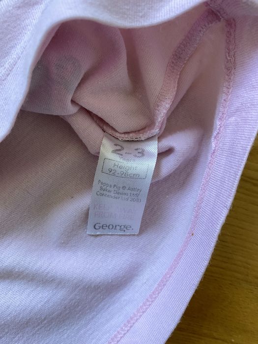 Zestaw komplet dziewczęcy dwie bluzki + spodenki Świnka Peppa Pig