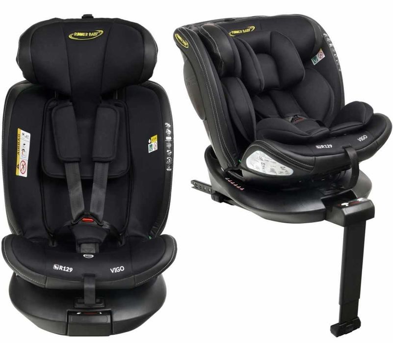 Fotelik Samochodowy SUMMER BABY VIGO i-Size 360° z nogą stabilizującą