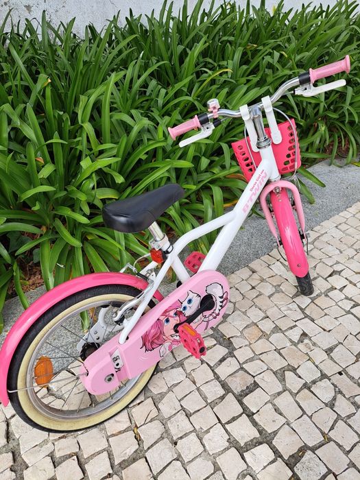 Bicicleta de criança roda 16 com rodinhas
