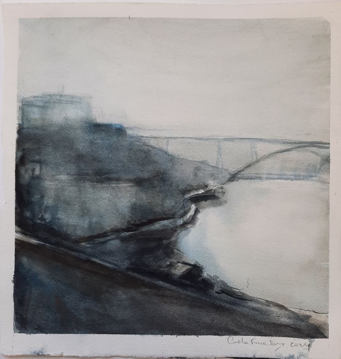 Aguarelas originais e de edição única sobre o Porto o Porto