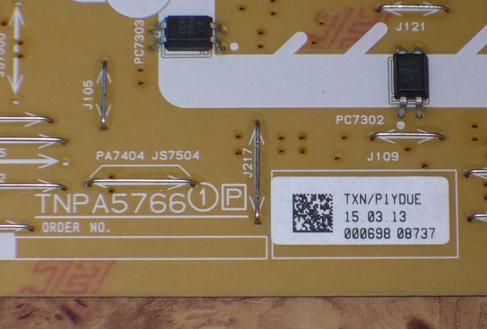 Zasilacz TNPA5766 - TV Panasonic TX-L42ET60E