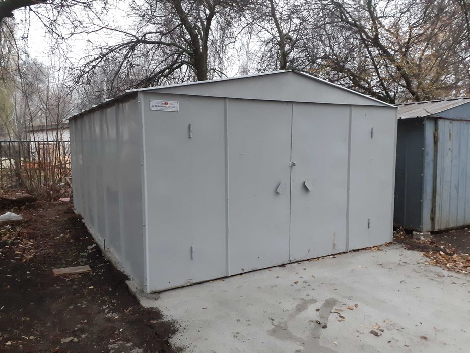 Продам металлический гараж, покрашен, металл 1,2 мм толщина