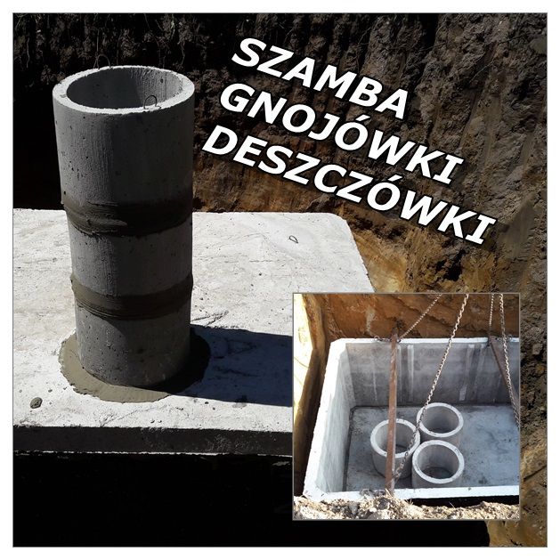 Zbiornik betonowy szamba gnojówki deszczówki ATEST Ruda Śląska