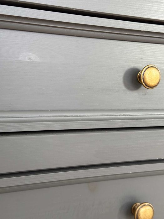 Grafitowa szafka nocna | zmontowana, okazja, outlet, 600 zł taniej !