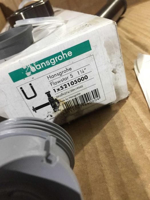 Hansgrohe Flowstar S Syfon umywalkowy Czarny Chrom Szczotkowany